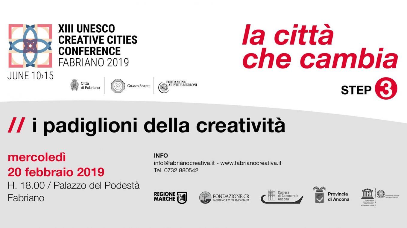 Step 3: Changing the City – Pavillions of Creativity (20/02/2019)