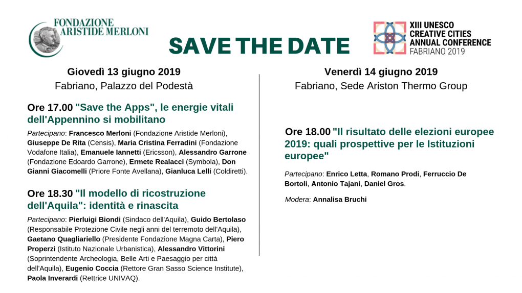 “Save the Apps”, ricostruzione dell’Aquila, Europa: la Fondazione Merloni alla Conference UNESCO “Save the Apps”, ricostruzione dell’Aquila, Europa: la Fondazione Merloni alla Conference UNESCO
