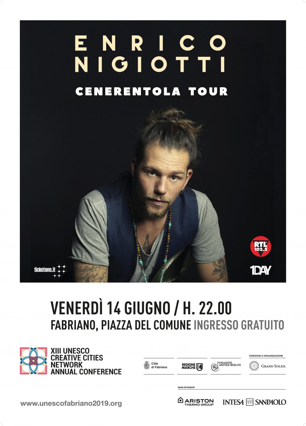 Enrico Nigiotti, “Cenerentola tour”, 14 Giugno 2019 Enrico Nigiotti, “Cenerentola tour”, 14 Giugno 2019